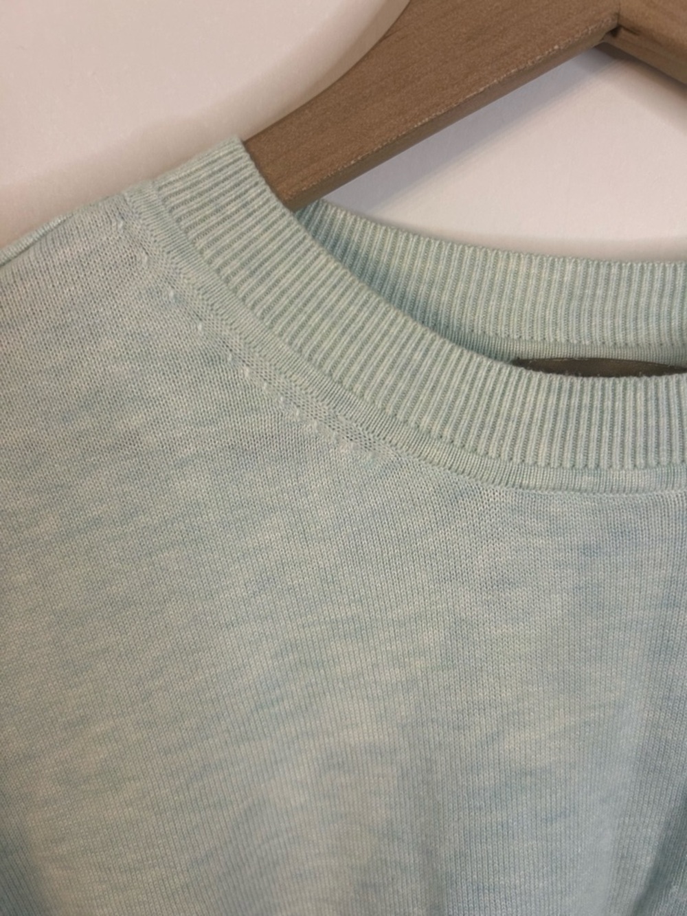 LILLA P Women’s Mint Green Cotton Modal Easy Pullover Sweater, Size XS - Picture 7 of 11